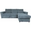 Home4you Kampinė sofa-lova INGMAR Jūros mėlyna