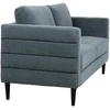 Home4You Sofa STEVENS 2-seater, greenish-pilkas