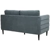 Home4You Sofa STEVENS 2-seater, greenish-pilkas
