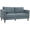 Home4You Sofa STEVENS 2-seater, greenish-pilkas