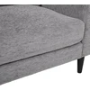 Home4You Sofa STEVENS 2-seater, pilkas