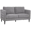 Home4You Sofa STEVENS 2-seater, pilkas