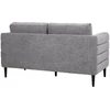 Home4You Sofa STEVENS 2-seater, pilkas