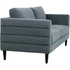 Home4You Sofa STEVENS 3-seater, greenish-pilkas