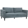 Home4You Sofa STEVENS 3-seater, greenish-pilkas