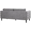 Home4You Sofa STEVENS 3-seater, pilkas