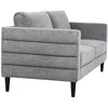 Home4You Sofa STEVENS 3-seater, pilkas