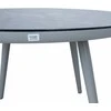 Home4You Lauko stalas SILVA D120xH75cm Pilka/Smėlio spalva