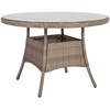 Home4You Stalas TOSCANA D110xH73cm, smėlio spalvos