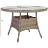 Home4You Stalas TOSCANA D110xH73cm, smėlio spalvos