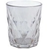 Home4You Geriamoji stiklinė CORAL 250ml, sidabrinis blizgesys