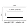 Home4You Stogelis supynėms CANADA 170x278cm