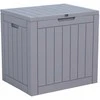 Home4You Storage box PORTOLA 56x43xH53cm/118L, beige plastikas