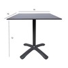 Stalas BEIDA 70x70xH72cm