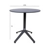 Home4you Stalas BEIDA D70xH72cm
