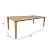 Stalas MALDIVE 220x100xh75cm