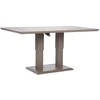 Home4You Stalas MARENDA 150x90xH2-75cm, pilkšvai smėlio spalvos