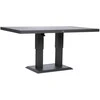 Home4You Lauko stalas TOMSON 150x90xH52-75cm Tamsiai pilka