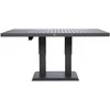 Home4You Lauko stalas TOMSON 150x90xH52-75cm Tamsiai pilka