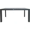 Home4You Stalas TOMSON 160x90xH73, tamsiai pilkas