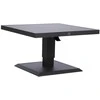 Home4You Lauko stalas TOMSON 85x85xH52-75cm Tamsiai pilka