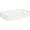 Home4You Dėklas WILMA 38,5×23,5x6 cm, baltas