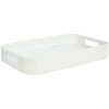 Home4You Dėklas WILMA 41,5×26,5x6 cm, baltas