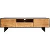 Fotelis Home4You TV spintelė VALENCIA 160x45xH45cm, ąžuolinė