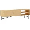 Home4You TV staliukas BASSEL 160x40xH50cm, 3D melaminas