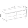 Home4You TV staliukas HERTA 120x40x48 cm
