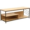 Home4You TV staliukas DIMITRA 120x40xH45cm Rustic/Juodas
