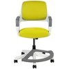 Home4You Vaikiška kėdė ROOKEE, 64x64xH76-93cm, spalva: geltona, rėmas: baltas plastikas