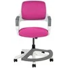 Home4You Vaikiška kėdė ROOKEE, 64x64xH76-93cm, spalva: rožinė, rėmas: baltas plastikas