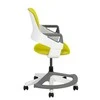 Home4You Vaikiška kėdė ROOKEE, 64x64xH76-93cm, spalva: geltona, rėmas: baltas plastikas