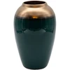 Home4You Vase TITAN STONE D17xH27cm, dark žalias