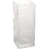 Home4You Vaza ZANA 10x10xH25cm, skaidrus stiklas
