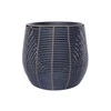 Home4You Gėlių vazonas WICKER D45xH40cm, juodas/rudas