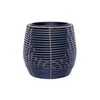 Home4You Vazonas D28xH26cm Tamsiai pilka
