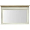 Home4You Veidrodis SAMIRA, 107x4,5x70 cm, spalva: sendinta balta, ruda