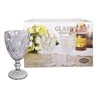 Home4You Vyno taurė CORAL 300ml, sidabro blizgesys