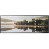 Sienų meno kūrinys WALLY 50x140cm, rūkas ant ežero