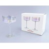 Home4You Vyno taurės DOLCE 2 vnt., H17cm, skaidrios