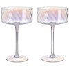 Home4You Vyno taurės DOLCE 2 vnt., H17cm, skaidrios