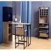 Home4You Vyno lentyna HANNES 52x40xH180cm Rustic melaminas