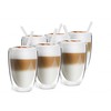 Vialli Design Puodelių dvigubomis sienelėmis su šiaudeliais rinkinys 6vnt. 350ml Vita 6865