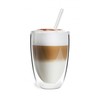 Vialli Design Puodelių dvigubomis sienelėmis su šiaudeliais rinkinys 6vnt. 350ml Vita 6865