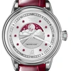 Laikrodis AVIATOR Douglas Moonflight Gemstone Edition Sidabrinis Raudona Ruby V.1.33.0.419.4