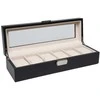 Laikrodis Julman Laikrodžio saugojimo dėžutė Juodas wood / Velour 6