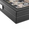 Laikrodis Julman Laikrodžio saugojimo dėžutė Juodas wood / Velour 12