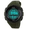 Laikrodis SKMEI 1074 AG Lady Size Army Žalias